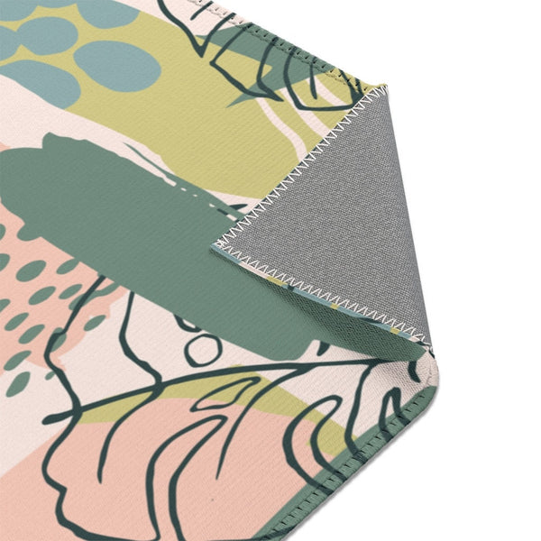 Floral Area Rugs, Tropical Floral Area Rug, Tropical Print Nursery, Nursery Area Rug, Nursery Rug, Floral Print Rug, Modern Nursery Decor