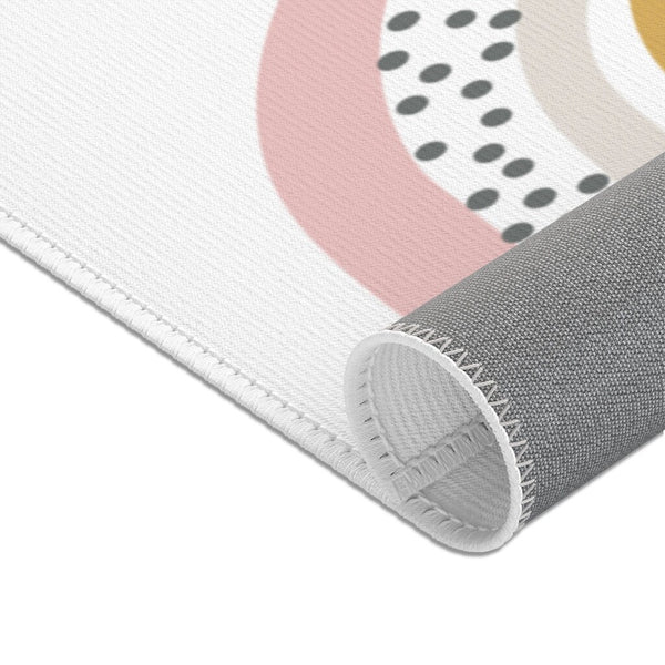 Scandinavian Rainbow Area Rugs, Rainbow Rug, Rainbow Print Area Rug, Nursery Rug, Kid's Rug, Scandi Rainbow Rug, Boho Rainbow Print Rug