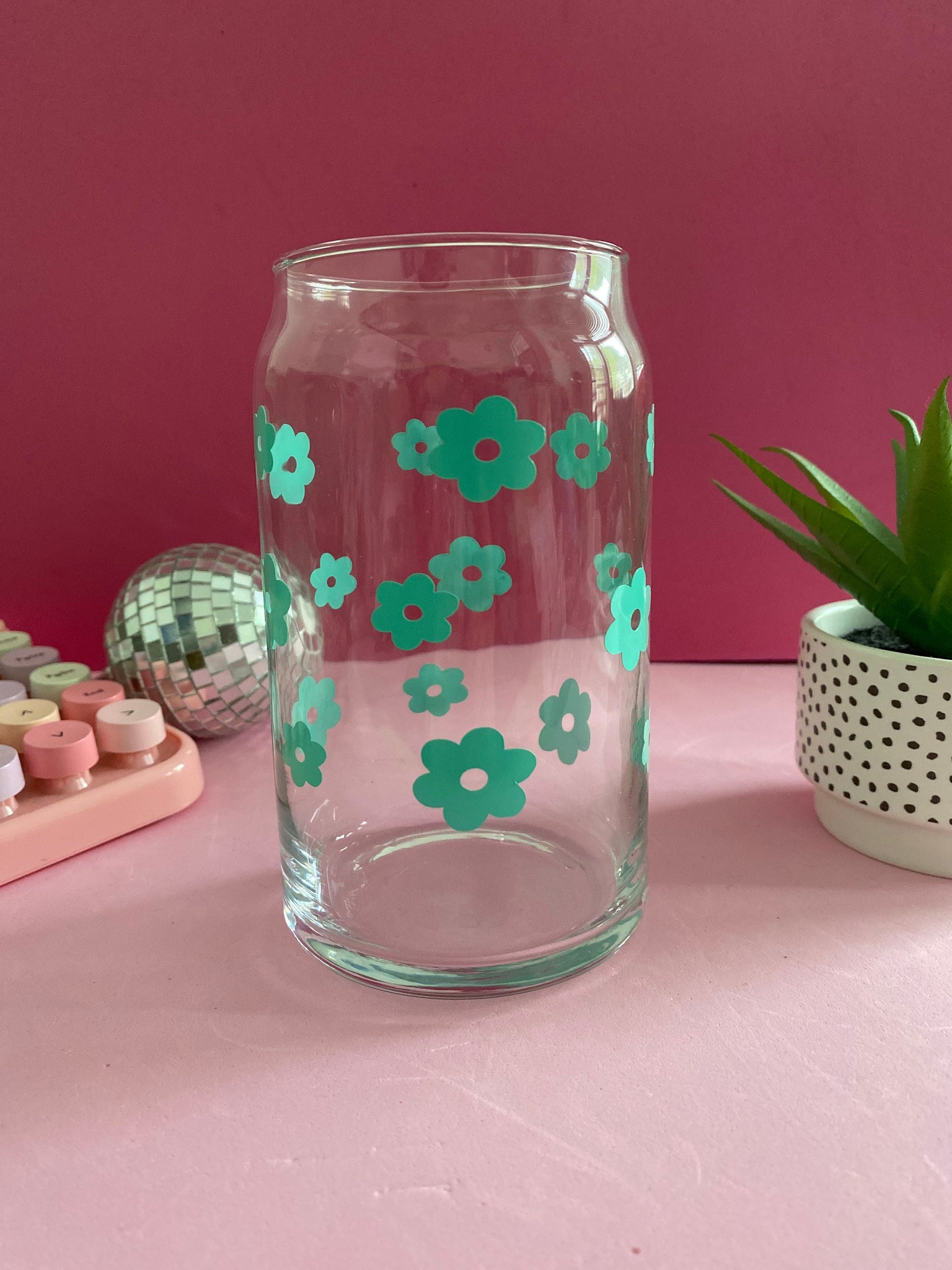 Beer Glass Can | Sublimation | 16oz Libby glass can Blank Glass Can | Iced  Coffee Glass | DIY | Lid and Straw | Glass Tumblers