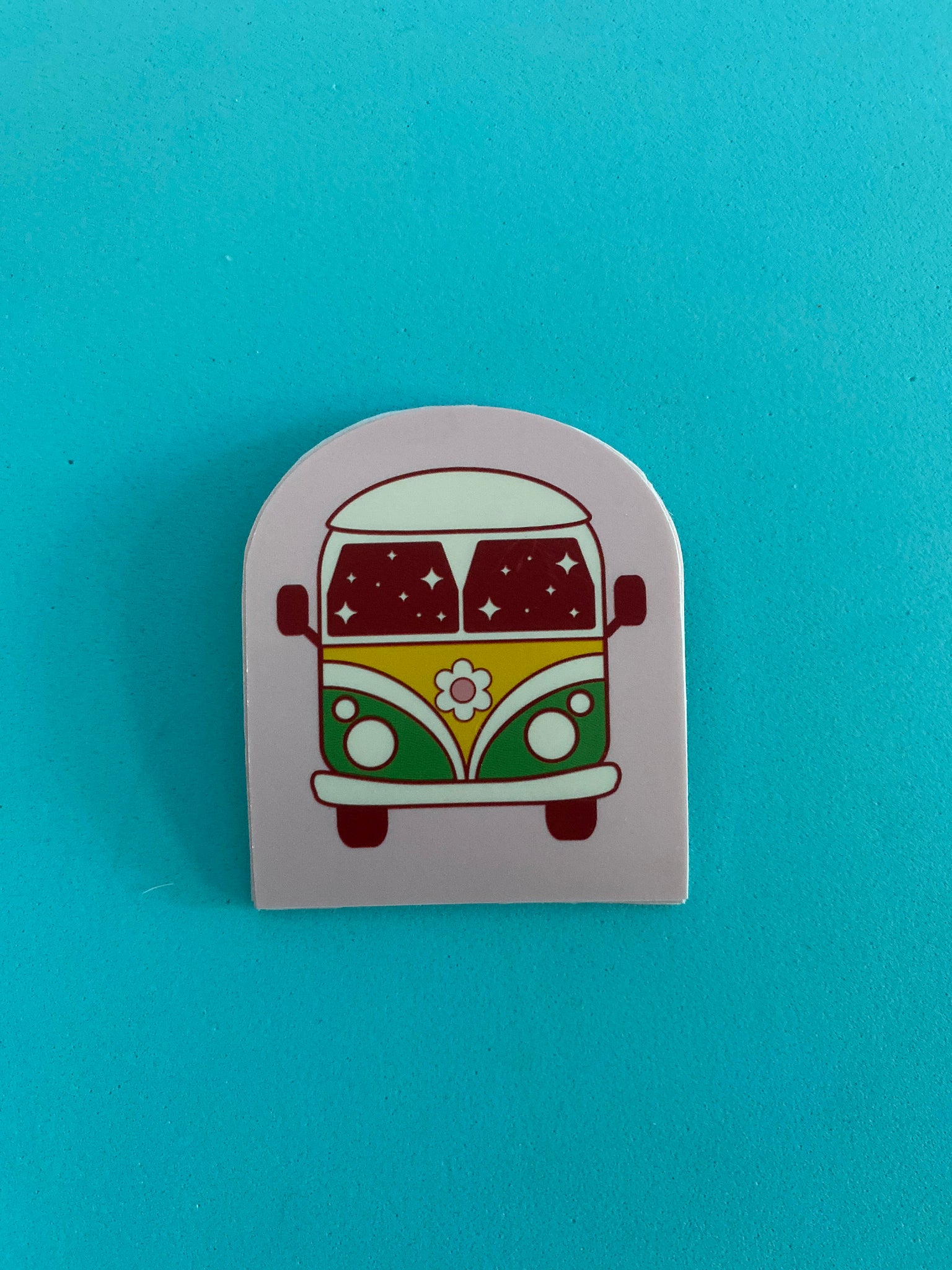 Trendy Sticker, Kawaii,  Vinyl Sticker, Handmade Sticker, Stickers, Happy, Waterproof Sticker, Die Cuts, 70s Trend, Van