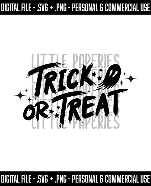 Digital Download - Trick or Treat SVG,Halloween, Halloween Digital Download, Halloween Digital File, Fall SVG, Cricut, Cameo