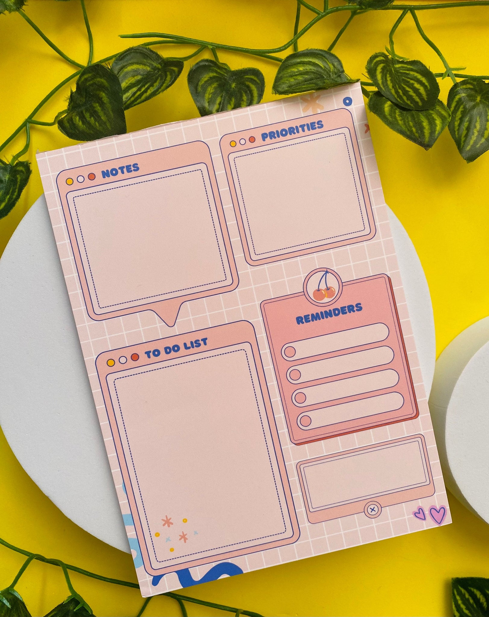 Retro Browser, Positive Notepad, 5x7, Memopad, Notes, Stationery, Positivity Notepad, Self Love Gift, Stationery Lover, Gift, Notepad