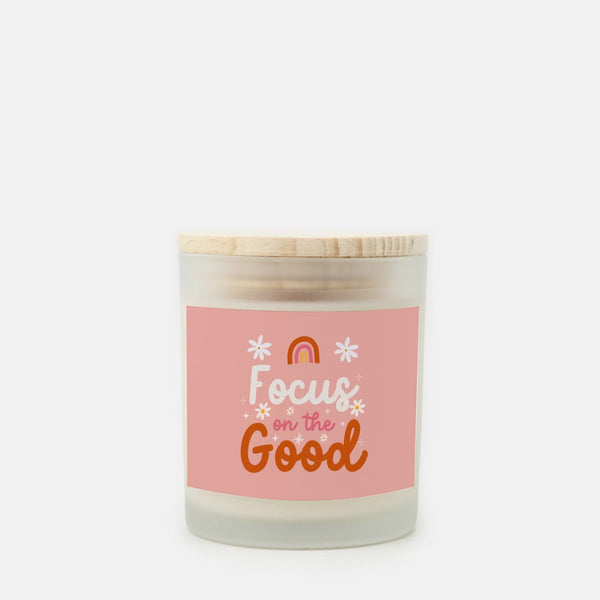 Focus On The Good Candle, Christmas Gift, Birthday Gift, Soy Candle, Positivity Candle, Self Love, Gift, Love Language, Happy Gift