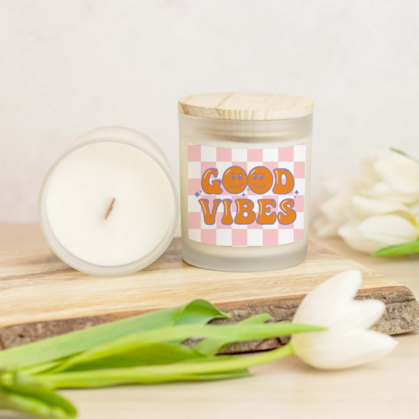 Good Vibes Candle, Christmas Gift, Birthday Gift, Soy Candle, Positivity Candle, More Self Love, Gift, Love Language, Happy Gift