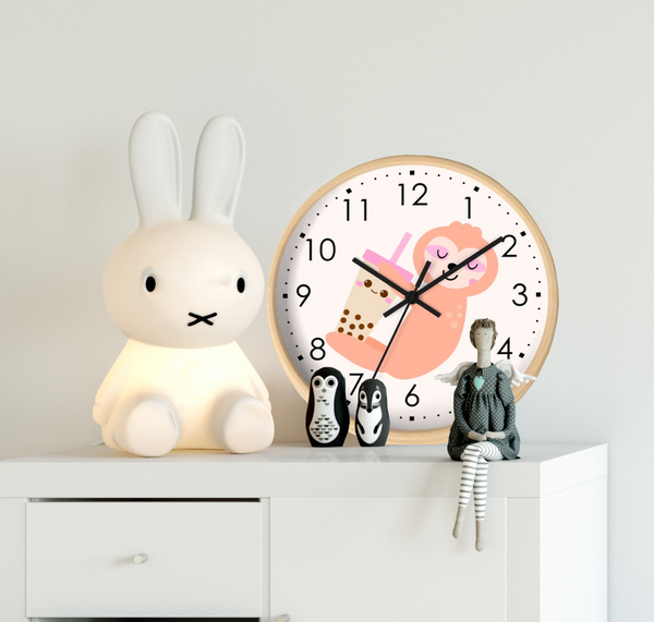 Wall clock, Nursery Wall Clock, Nursery Clock, Kid's Wall Clock, Scandinavian Wall Clock, Nursery Wall Decor, Modern Nursery Clock, Kid Decor, Modern Nursery, Home and Living, Cute Kid Decor, Tick Tok